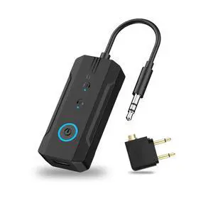 2026 Bluetooth 6.0 Transmitter Receiver, 2-in-1 Airplane Travel Adapter for 2 AirPods/Headphones, 3.5mm AUX for Flight/TV/Car, Compatible with Apple AirPods 1/2/3/4 & Pro 1/2/3 2026 Bluetooth 6.0 Transmitter Receiver, 2-in-1 Airplane Travel Adapter for 2 AirPods/Headphones, 3.5mm AUX for Flight/TV/Car, Compatible with Apple AirPods 1/2/3/4 & Pro 1/2/3