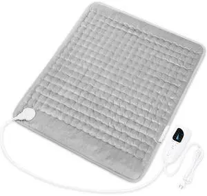 Heating Pad,Electric Heating Pads for Back,Neck,Abdomen,Moist Heating Pad for Shoulder,Knee,Arms,Legs,Dry/Moist Heat & Auto Shut Off,Christmas Gifts for Men and Women,Light Gray,24x20 Inch Heating Pad,Electric Heating Pads for Back,Neck,Abdomen,Moist Heating Pad for Shoulder,Knee,Arms,Legs,Dry/Moist Heat & Auto Shut Off,Christmas Gifts for Men and Women,Light Gray,24x20 Inch