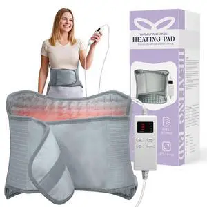 Heating Pad for Back, Upgraded Electric Heating Pad for Low Back Neck Shoulder Pain Relief, 12 x 24+26" Large Heat Pad with 4 Timer 6 Heat Setting & Auto Shut Off, Christmas Birthday Gifts for Men Dad Heating Pad for Back, Upgraded Electric Heating Pad for Low Back Neck Shoulder Pain Relief, 12 x 24+26" Large Heat Pad with 4 Timer 6 Heat Setting & Auto Shut Off, Christmas Birthday Gifts for Men Dad