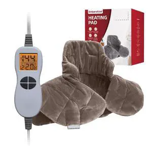 19''x24'' Weighted Neck & Shoulder Heating Pad, 2.5lbs with 12 Temperature Settings& 4 Auto-Off Timers, Pain Relief for Neck/Shoulder/Back, Christmas Gifts for Women Men Mom Dad(Light Tan) 19''x24'' Weighted Neck & Shoulder Heating Pad, 2.5lbs with 12 Temperature Settings& 4 Auto-Off Timers, Pain Relief for Neck/Shoulder/Back, Christmas Gifts for Women Men Mom Dad(Light Tan)