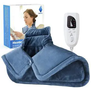 Heating Pad for Neck Shoulders Back, Weighted Neck Shoulder Heating Pads for Daily Relax, Electric Heat Pad 6 Heat Settings 4 Auto-Off, Mothers Day Birthday Gifts for Mom Dad Women Men Wife Heating Pad for Neck Shoulders Back, Weighted Neck Shoulder Heating Pads for Daily Relax, Electric Heat Pad 6 Heat Settings 4 Auto-Off, Mothers Day Birthday Gifts for Mom Dad Women Men Wife