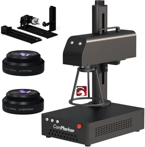 ComMarker B4 20W Fiber Laser Engraver,LightBurn Compatible Laser Engraving Machine with 2Lens,2-in-1 Desktop and Handheld Fiber Laser Marking Machine for Jewelry,Sliver,Gold B4-20W+5in1 ComMarker B4 20W Fiber Laser Engraver,LightBurn Compatible Laser Engraving Machine with 2Lens,2-in-1 Desktop and Handheld Fiber Laser Marking Machine for Jewelry,Sliver,Gold B4-20W+5in1