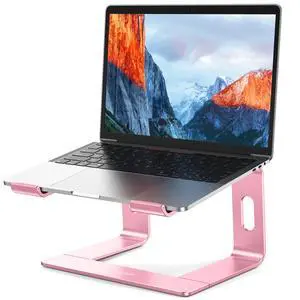 LS03 Aluminum Laptop Stand, Ergonomic Detachable Computer Stand, Notebook Riser, Laptop Mount Compatible with Air, Pro, Dell, HP, Lenovo More 10-15.6" Laptops, Pink LS03 Aluminum Laptop Stand, Ergonomic Detachable Computer Stand, Notebook Riser, Laptop Mount Compatible with Air, Pro, Dell, HP, Lenovo More 10-15.6" Laptops, Pink