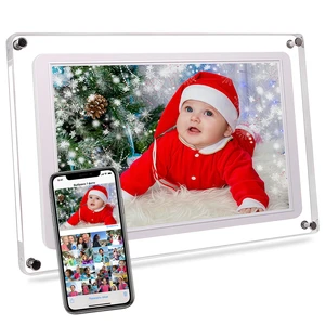 10.1-Inch Wi-Fi Digital Picture Frame with Frameo App - Acrylic Frame Design, 32GB Storage, IPS Touchscreen, Auto-Rotate, Easy Sharing via App (10.1-Acrylic) 10.1-Inch Wi-Fi Digital Picture Frame with Frameo App - Acrylic Frame Design, 32GB Storage, IPS Touchscreen, Auto-Rotate, Easy Sharing via App (10.1-Acrylic)
