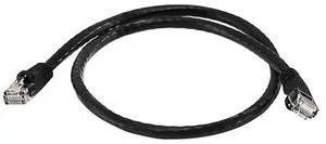 103419 Cat6 Ethernet Patch Cable - Network Internet Cord - RJ45, Stranded, 550Mhz, UTP, Pure Bare Copper Wire, 24AWG, 2ft, Black 103419 Cat6 Ethernet Patch Cable - Network Internet Cord - RJ45, Stranded, 550Mhz, UTP, Pure Bare Copper Wire, 24AWG, 2ft, Black