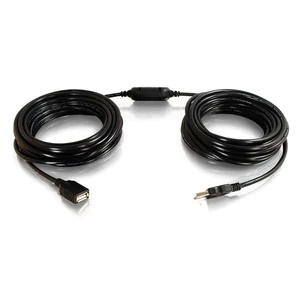C2G 38999 USB Active Extension Cable - USB 2.0 A Male to A Female Cable, Center Booster Format, Black (39.4 Feet, 12 Meters) C2G 38999 USB Active Extension Cable - USB 2.0 A Male to A Female Cable, Center Booster Format, Black (39.4 Feet, 12 Meters)