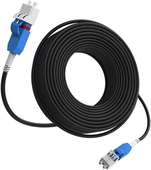 75M/246FT LC to LC Armored Outdoor Fiber Optic Cable, Single Mode Duplex 9/125m SMF Fiber Patch Cord, OS1/OS2 Compatible, Black LSZH Jacket, Uniboot Jumper for FTTH, Data Center, Long-Distance Use 75M/246FT LC to LC Armored Outdoor Fiber Optic Cable, Single Mode Duplex 9/125m SMF Fiber Patch Cord, OS1/OS2 Compatible, Black LSZH Jacket, Uniboot Jumper for FTTH, Data Center, Long-Distance Use