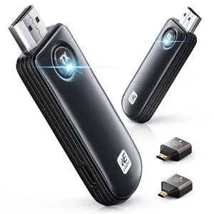Wireless HDMI Transmitter and Receiver, HDMI Wireless 4K Decode 1080P Output, 2.4G/5.8G, 328FT/100M, Plug &Play for Laptop Camera TV Box to TV Monitor Projector for Home Church Office - Black Wireless HDMI Transmitter and Receiver, HDMI Wireless 4K Decode 1080P Output, 2.4G/5.8G, 328FT/100M, Plug &Play for Laptop Camera TV Box to TV Monitor Projector for Home Church Office - Black