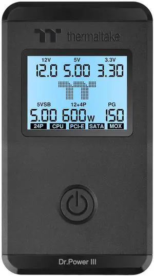Dr. Power III ATX Power Supply Tester/Support up to ATX12V v3.1 with PCIe 12+4pin Connector/Voltage Output for +12V, +5V, +3.3V, and +5Vsb, AC-069-OO1NAN-A1 Dr. Power III ATX Power Supply Tester/Support up to ATX12V v3.1 with PCIe 12+4pin Connector/Voltage Output for +12V, +5V, +3.3V, and +5Vsb, AC-069-OO1NAN-A1