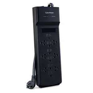 CSB1206 Essential Surge Protector | 3600J, 125V, 15A, 12 Outlets, 6 Foot Power Cord, Black, ETL Listed CSB1206 Essential Surge Protector | 3600J, 125V, 15A, 12 Outlets, 6 Foot Power Cord, Black, ETL Listed