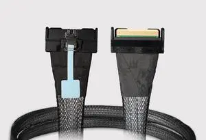 ICY DOCK Mico 8I SFF-A-1016 to Mcio 8I SFF-TA-1016 Cable 0.5M - MB412L-B ICY DOCK Mico 8I SFF-A-1016 to Mcio 8I SFF-TA-1016 Cable 0.5M - MB412L-B