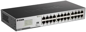 D-Link DGS-1024D, Ethernet Switch, 24 Port Gigabit Unmanaged Fanless Network Hub Desktop or Rack Mountable, Black D-Link DGS-1024D, Ethernet Switch, 24 Port Gigabit Unmanaged Fanless Network Hub Desktop or Rack Mountable, Black