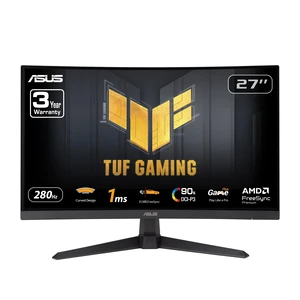 TUF Gaming 27 1080P Curved Monitor (VG27VQM1B) Full HD, 1500R, 280Hz, 1ms, Extreme Low Motion Blur, FreeSync Premium, Shadow Boost, Eye Care, 90% DCI-P3, DisplayWidget Center TUF Gaming 27 1080P Curved Monitor (VG27VQM1B) Full HD, 1500R, 280Hz, 1ms, Extreme Low Motion Blur, FreeSync Premium, Shadow Boost, Eye Care, 90% DCI-P3, DisplayWidget Center