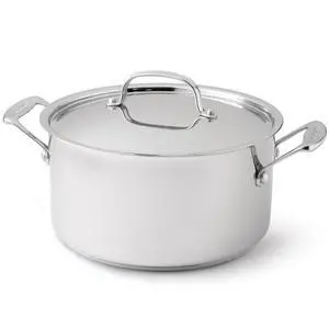 744-24 Chef's Classic Stainless Stockpot with Cover, 6-Quart,Silver 744-24 Chef's Classic Stainless Stockpot with Cover, 6-Quart,Silver