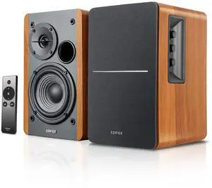 R1280Ts Powered Bookshelf Speakers - 2.0 Stereo Active Near Field Monitors - Studio Monitor Speaker - 42 Watts RMS with Subwoofer Line Out - Wooden Enclosure R1280Ts Powered Bookshelf Speakers - 2.0 Stereo Active Near Field Monitors - Studio Monitor Speaker - 42 Watts RMS with Subwoofer Line Out - Wooden Enclosure