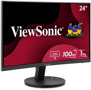 VA2416C 24 Inch 1080p Curved Computer Monitor, 100Hz, HDMI Variable Refresh Rate, Frameless, Dual Speakers, DisplayPort, Eye Care, Home Office, Laptop, PC, Mac, Anti Glare, 4ms, Curve VA2416C 24 Inch 1080p Curved Computer Monitor, 100Hz, HDMI Variable Refresh Rate, Frameless, Dual Speakers, DisplayPort, Eye Care, Home Office, Laptop, PC, Mac, Anti Glare, 4ms, Curve