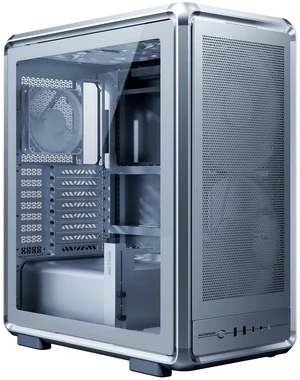 Cooler Master MasterFrame 500 Mesh ATX Mid-Tower PC Case High Airflow Premium Aluminum Chassis, Powerful Dual 200mm Intake Fans, Modular Frame, 360mm Radiator Support, USB-C, Silver Cooler Master MasterFrame 500 Mesh ATX Mid-Tower PC Case High Airflow Premium Aluminum Chassis, Powerful Dual 200mm Intake Fans, Modular Frame, 360mm Radiator Support, USB-C, Silver