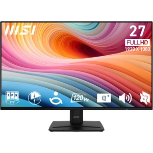 PRO MP271A E2 27-inch IPS 1920 x 1080 (FHD) Gaming Office Monitor, 120Hz, Free-Sync, HDMI, DisplayPort, VGA Port, VESA Mountable, Tilt, Speaker, 4-Side Slim Bezel 1ms, Black PRO MP271A E2 27-inch IPS 1920 x 1080 (FHD) Gaming Office Monitor, 120Hz, Free-Sync, HDMI, DisplayPort, VGA Port, VESA Mountable, Tilt, Speaker, 4-Side Slim Bezel 1ms, Black