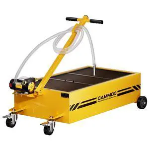 CAMMOO 25 Gal Electric Oil Drain Pan, 110V High-Flow Pump, 9.8 FT Hose, 200 W Motor, 2 Locking Swivel Casters and 2 Directional Wheels Stable, Folding Handle, Heavy-Duty for Trucks, RVs, SUVs, Yellow CAMMOO 25 Gal Electric Oil Drain Pan, 110V High-Flow Pump, 9.8 FT Hose, 200 W Motor, 2 Locking Swivel Casters and 2 Directional Wheels Stable, Folding Handle, Heavy-Duty for Trucks, RVs, SUVs, Yellow