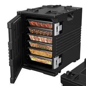 CAMMOO 95Qt Non-Electrical Food Warmer with Wheels, 304 Stainless Steel Latch, Catering Food Warmers for Parties LLDPE Insulated Food Carrier for 6 Full-Size Pans(NOT Included), Hot Boxes for Catering CAMMOO 95Qt Non-Electrical Food Warmer with Wheels, 304 Stainless Steel Latch, Catering Food Warmers for Parties LLDPE Insulated Food Carrier for 6 Full-Size Pans(NOT Included), Hot Boxes for Catering