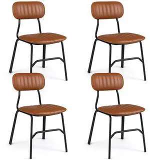 GIANTEX Modern Dining Chairs Set of 4 GIANTEX Modern Dining Chairs Set of 4