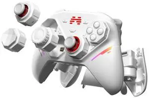 BEITONG PanGu Custom Modular Controller, Hot-Swap Modules, White | Wirless/Bluetooth Gamepad, Customizable Joystick/Buttons/D-Pads/Motors, PC/NS/NS2/iOS/Android/Steam Gamepad BEITONG PanGu Custom Modular Controller, Hot-Swap Modules, White | Wirless/Bluetooth Gamepad, Customizable Joystick/Buttons/D-Pads/Motors, PC/NS/NS2/iOS/Android/Steam Gamepad