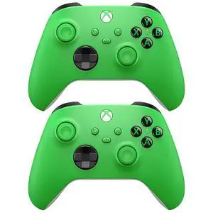 Microsoft Xbox Wireless Velocity Green Gaming Controller EP2-29915 2 Pack Microsoft Xbox Wireless Velocity Green Gaming Controller EP2-29915 2 Pack