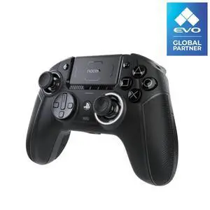 Nacon Revolution 5 Pro Officially Licensed PlayStation Wireless Controller | For PS5 / PS4 / PC - Hall Effect Joysticks and Triggers, Trigger Stops, Mappable Buttons, 8-way and 4-Way D-pad - Black Nacon Revolution 5 Pro Officially Licensed PlayStation Wireless Controller | For PS5 / PS4 / PC - Hall Effect Joysticks and Triggers, Trigger Stops, Mappable Buttons, 8-way and 4-Way D-pad - Black