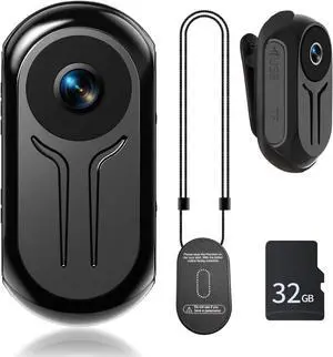 Mini Wearable Body Worn Action Camera with Auido & Video Recording -32G Thumb Size Hands Free Body Worn Cameras Magnetic Back Clip Wearable Portable Camcorder for Work Travel Pet Walk Vlog(Black) Mini Wearable Body Worn Action Camera with Auido & Video Recording -32G Thumb Size Hands Free Body Worn Cameras Magnetic Back Clip Wearable Portable Camcorder for Work Travel Pet Walk Vlog(Black)