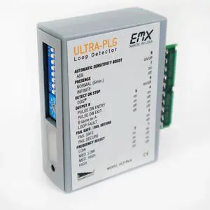 EMX ULT-PLG Vehicle Loop Detector 12-24VDC Dual Output Detect-on-Stop EMX ULT-PLG Vehicle Loop Detector 12-24VDC Dual Output Detect-on-Stop