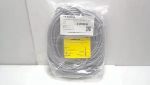 TURCK RK 4.5T-20-RS 4.5T (U5250), 20 M LENGTH, 5 WIRE, CORDSET, DOUBLE ENDED, M12 EUROFAST, NICKEL PLATED BRASS COUPLING, NO LEDS, PVC JACKET, STANDARD PLUG BODY, STRAIGHT FEMALE CONNECTOR, STRAIGHT M TURCK RK 4.5T-20-RS 4.5T (U5250), 20 M LENGTH, 5 WIRE, CORDSET, DOUBLE ENDED, M12 EUROFAST, NICKEL PLATED BRASS COUPLING, NO LEDS, PVC JACKET, STANDARD PLUG BODY, STRAIGHT FEMALE CONNECTOR, STRAIGHT M