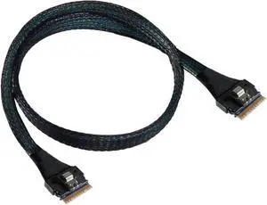 Micro SATA Cables|PCIe Gen 4 16GT/s SlimSAS 8-Lane (SFF-8654 8i) Cable 50CM Micro SATA Cables|PCIe Gen 4 16GT/s SlimSAS 8-Lane (SFF-8654 8i) Cable 50CM