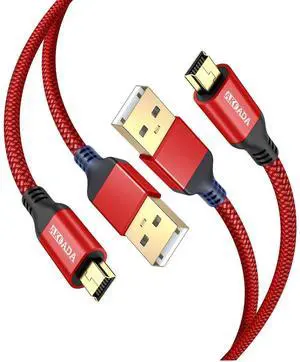AkoaDa 2 Pack Mini USB Cable10 FT, USB 2.0 Type A to Mini B Cable Braided Charging Cord Compatible with GoPro Hero 3+, PS3 Controller, MP3 Player, Digital Camera AkoaDa 2 Pack Mini USB Cable10 FT, USB 2.0 Type A to Mini B Cable Braided Charging Cord Compatible with GoPro Hero 3+, PS3 Controller, MP3 Player, Digital Camera