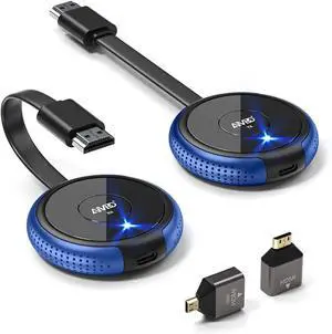 Wireless HDMI Transmitter and Receiver 100FT, AIMIBO 5G Real Time Casting HDMI Adapter, 4K Wireless HDMI Extender Kit, Streaming Video/Audio from Laptop, Camera, Set-up Box to Monitor, Projector, HDTV Wireless HDMI Transmitter and Receiver 100FT, AIMIBO 5G Real Time Casting HDMI Adapter, 4K Wireless HDMI Extender Kit, Streaming Video/Audio from Laptop, Camera, Set-up Box to Monitor, Projector, HDTV