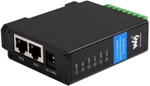 2-Ch RS485 to RJ45 Ethernet Serial Server Dual Channels RS485 Independent Operation Double Ethernet Ports Rail-Mount Industrial Isolated Module (Common Network Port) 2-Ch RS485 to RJ45 Ethernet Serial Server Dual Channels RS485 Independent Operation Double Ethernet Ports Rail-Mount Industrial Isolated Module (Common Network Port)