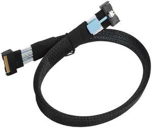 MCIO 8i to MCIO 8i Cable, 19.7in Professional PCIE 5.0 74Pin Cable High Speed 32 GT/S MCIO X8 to MCIO X8 Cable for Servers Data Centers MCIO 8i to MCIO 8i Cable, 19.7in Professional PCIE 5.0 74Pin Cable High Speed 32 GT/S MCIO X8 to MCIO X8 Cable for Servers Data Centers