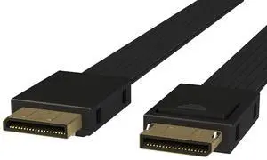 LINKUP - OCuLink PCIe Gen 4 SFF-8611 4i to OCuLink SFF-8611 SSD Data Active Cable w/PVC Cable Jacket 75cm LINKUP - OCuLink PCIe Gen 4 SFF-8611 4i to OCuLink SFF-8611 SSD Data Active Cable w/PVC Cable Jacket 75cm