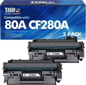 CF280A 80A Toner Cartridge Compatible for HP 80A CF280A CF280X 80X for HP Laserjet Pro 400 M401n M401dn MFP M425dn M401dne M401dw M425dw M425 M401 Printer Toner Ink(Black, 2-Pack) CF280A 80A Toner Cartridge Compatible for HP 80A CF280A CF280X 80X for HP Laserjet Pro 400 M401n M401dn MFP M425dn M401dne M401dw M425dw M425 M401 Printer Toner Ink(Black, 2-Pack)
