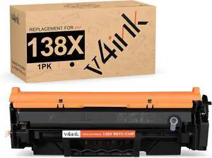 138X 138A Toner Cartridge (with CHIP) Replacement for HP 138X 138A W1380A W1380X Black High-Yield Toner Cartridge Work with LaserJet Pro 3001dw MFP 3101fdw 3101sdw Printer, 1 Pack 138X 138A Toner Cartridge (with CHIP) Replacement for HP 138X 138A W1380A W1380X Black High-Yield Toner Cartridge Work with LaserJet Pro 3001dw MFP 3101fdw 3101sdw Printer, 1 Pack