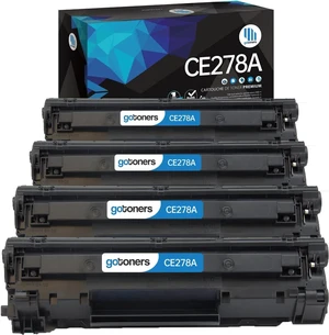 Gotoners 4-Pack Compatible Toner HP 78A CE278A for HP LaserJet M1536 MFP M1536DNF P1560 P1566 P1606 P1606DN Gotoners 4-Pack Compatible Toner HP 78A CE278A for HP LaserJet M1536 MFP M1536DNF P1560 P1566 P1606 P1606DN