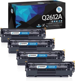 Gotoners 4PK Compatible Toner Cartridges Q2612A for HP LaserJet 1012 3050 1010 3015 1022 3030 3052 3055 3020 1022N 1022NW M1005 MFP M1319 Gotoners 4PK Compatible Toner Cartridges Q2612A for HP LaserJet 1012 3050 1010 3015 1022 3030 3052 3055 3020 1022N 1022NW M1005 MFP M1319