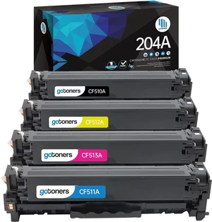 (Latest Chip) Gotoners 4PK Compatible Toner Cartridge for HP 204 204A CF510A CF511A CF512A CF513A Toner for HP Color Laserjet Pro MFP M180nw M180n M181fw M154nw M154a (Latest Chip) Gotoners 4PK Compatible Toner Cartridge for HP 204 204A CF510A CF511A CF512A CF513A Toner for HP Color Laserjet Pro MFP M180nw M180n M181fw M154nw M154a