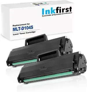 2 Inkfirst Compatible Toner Cartridges Compatible with Samsung MLT-D104S D104S ML-1660 ML-1865 SCX-3200 Black ML-1660 ML-1660N ML-1665 ML-1670 ML-1675 ML-1865 ML-1865W SCX-3200 SCX-3200W SCX-3205 2 Inkfirst Compatible Toner Cartridges Compatible with Samsung MLT-D104S D104S ML-1660 ML-1865 SCX-3200 Black ML-1660 ML-1660N ML-1665 ML-1670 ML-1675 ML-1865 ML-1865W SCX-3200 SCX-3200W SCX-3205