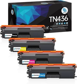 Gotoners 1 Set of 4 Replacement Toner TN436 TN433 TN431 for Brother HL-L8360CDW HL-L9310CDW MFC-L8900CDW MFC-L9570CDW TN436BK TN436C TN436Y TN436M Gotoners 1 Set of 4 Replacement Toner TN436 TN433 TN431 for Brother HL-L8360CDW HL-L9310CDW MFC-L8900CDW MFC-L9570CDW TN436BK TN436C TN436Y TN436M