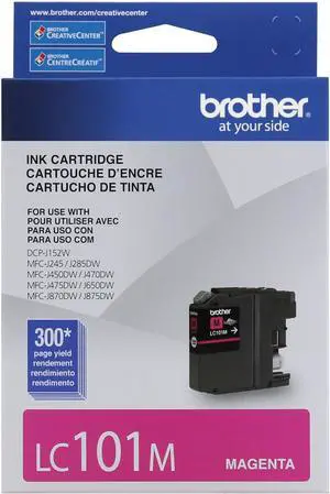 Brother Genuine Innobella LC101M Magenta Ink Cartridge Brother Genuine Innobella LC101M Magenta Ink Cartridge