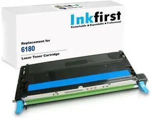 Inkfirst® Cyan Toner Cartridge 6180 C (113R00723) Compatible Remanufactured for Xerox 6180 Cyan 6180 6180DN 6180MFP 6180MFP/D 6180MFP/DN 6180MFP/N 6180N Inkfirst® Cyan Toner Cartridge 6180 C (113R00723) Compatible Remanufactured for Xerox 6180 Cyan 6180 6180DN 6180MFP 6180MFP/D 6180MFP/DN 6180MFP/N 6180N