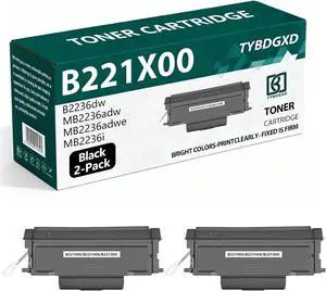 B221000 B221H00 B221X00 High Yield Toner Cartridge Compatible for Lexmark Compatible Replacement for Lexmark B2236dw MB2236adw MB2236adwe MB2236i Printers,B221X00(6000) pages-2Pack B221000 B221H00 B221X00 High Yield Toner Cartridge Compatible for Lexmark Compatible Replacement for Lexmark B2236dw MB2236adw MB2236adwe MB2236i Printers,B221X00(6000) pages-2Pack