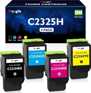 C2325H Toner Cartridges, Extra High Yield Replacement for Lexmark C231HK0 C231HC0 C231HM0 C231HY0 for Lexmark C2325 C2425 C2535 C2640 MC2325 MC2425 MC2535 MC2640 Printer Ink (BCMY, 4-Pack) C2325H Toner Cartridges, Extra High Yield Replacement for Lexmark C231HK0 C231HC0 C231HM0 C231HY0 for Lexmark C2325 C2425 C2535 C2640 MC2325 MC2425 MC2535 MC2640 Printer Ink (BCMY, 4-Pack)