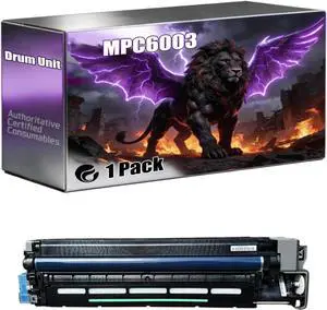 MPC6003 Drum Unit Compatible for Ricoh MP C3003 MP C3503 MP C4503 MP C5503 MP C6003 Printers, with Chip, High Yield 80000 Pages, Vivid Colors (1 Pack Black) MPC6003 Drum Unit Compatible for Ricoh MP C3003 MP C3503 MP C4503 MP C5503 MP C6003 Printers, with Chip, High Yield 80000 Pages, Vivid Colors (1 Pack Black)