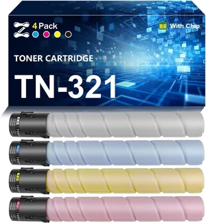 TN-321 Toner Cartridges Compatible for Konica Minolta A33K130 A33K430 A33K330 A33K230, Work for Konica Minolta Bizhub C224 C224e C284 C284e C364 C364e Printers, 1 Set TN-321 Toner Cartridges Compatible for Konica Minolta A33K130 A33K430 A33K330 A33K230, Work for Konica Minolta Bizhub C224 C224e C284 C284e C364 C364e Printers, 1 Set
